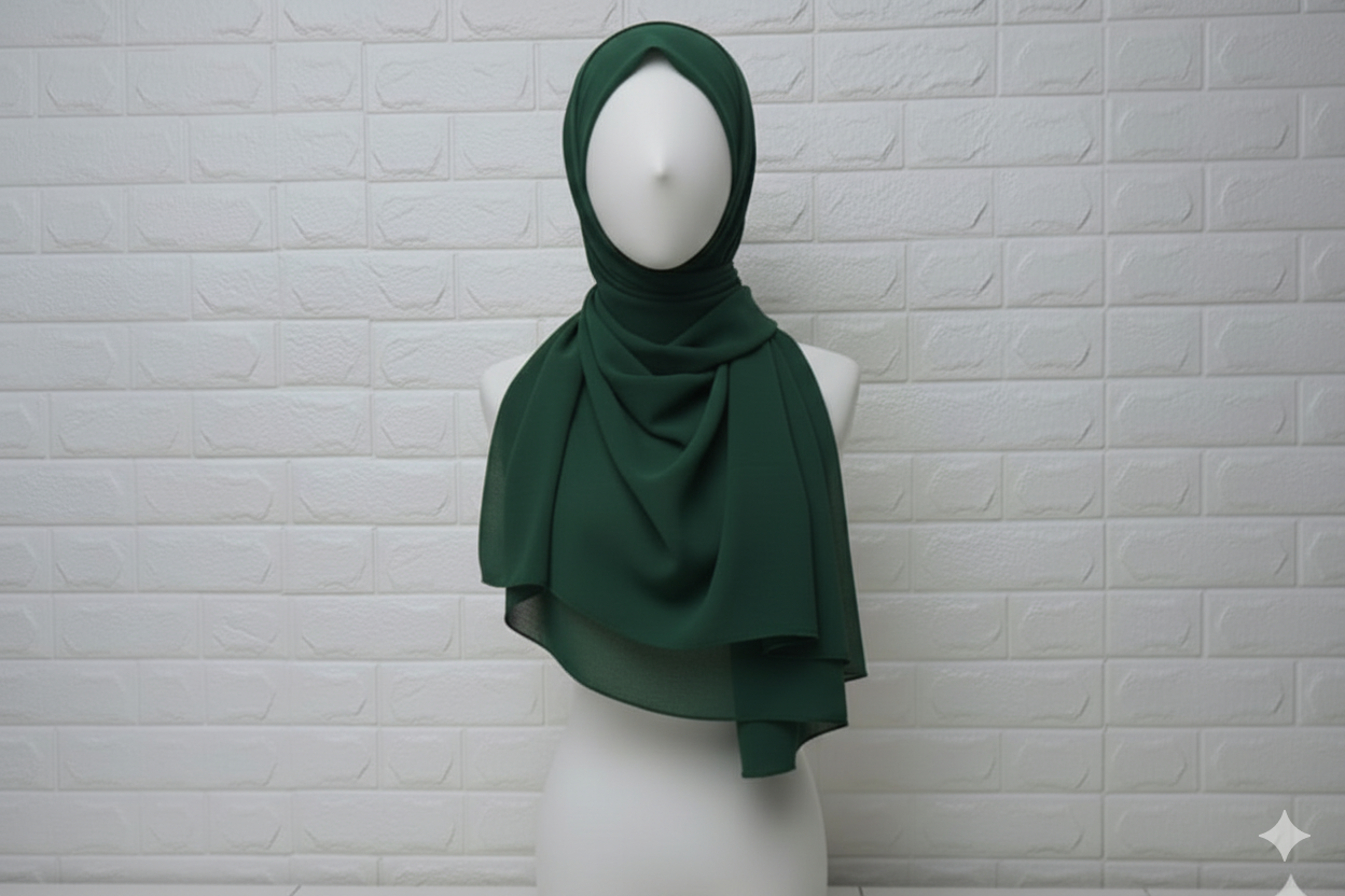Chiffon - Bottle Green