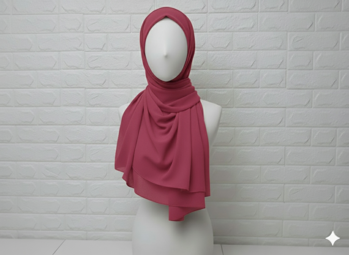 Chiffon - Burgundy