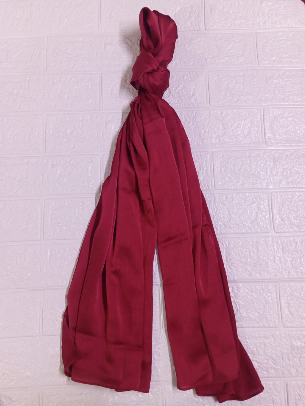 Matt Silk - Burgundy Red