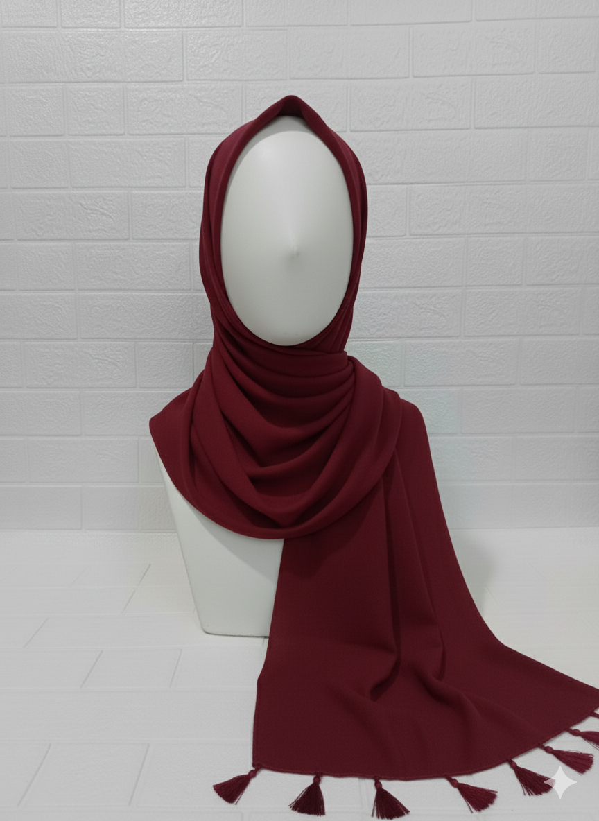 Tassel - Deep Maroon