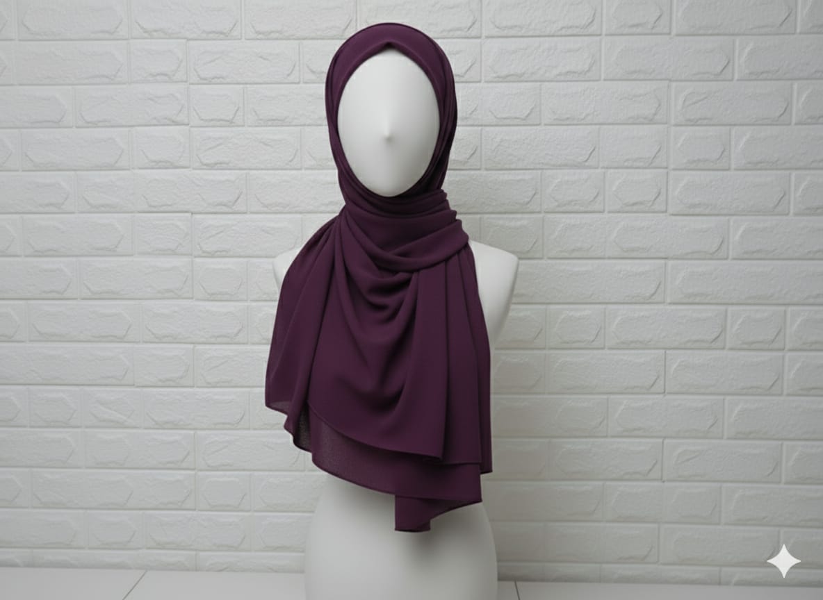 Chiffon - Deep Rich Purple