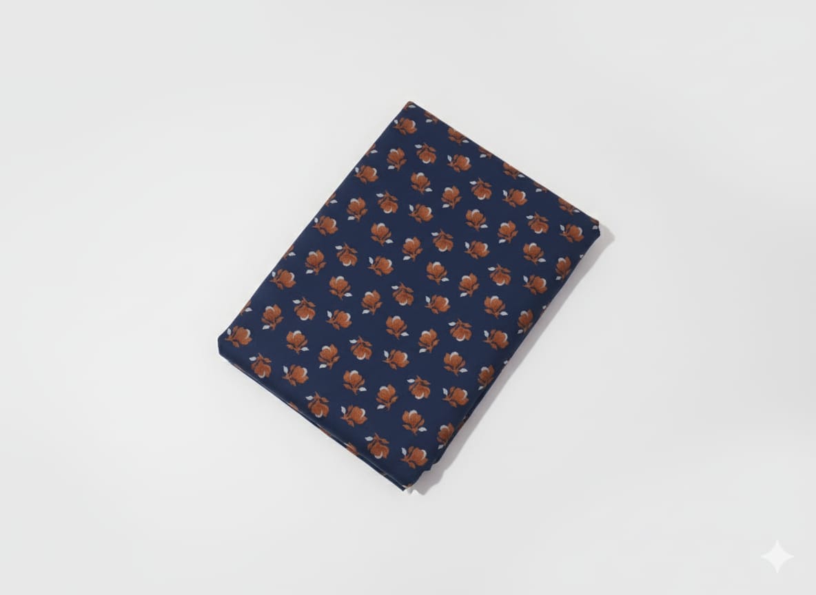 Flora Bud - Navy Blue