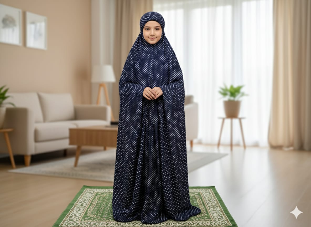 Polka Dot - Navy Blue