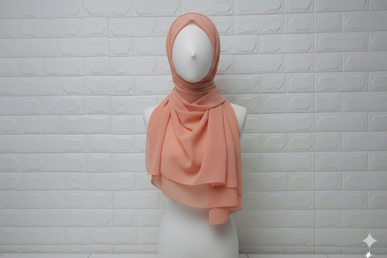 Chiffon - Soft Peach